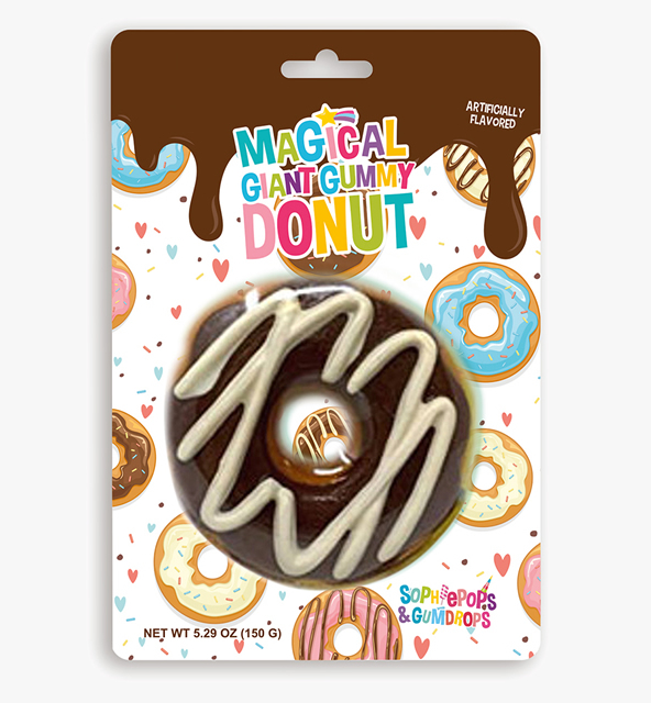 Magical Giant Gummy Donut_choloate