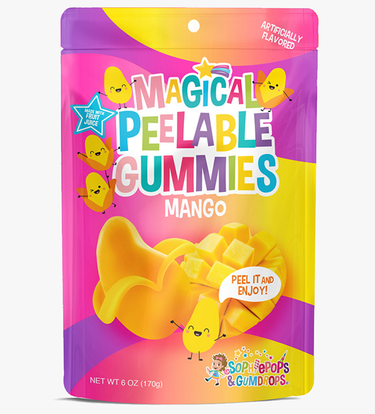 Magical Peelable Mango gummies