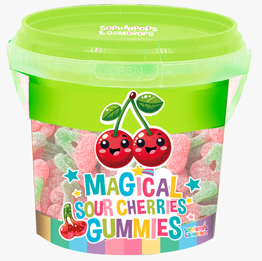 Magical Sour Cherry Gummies
