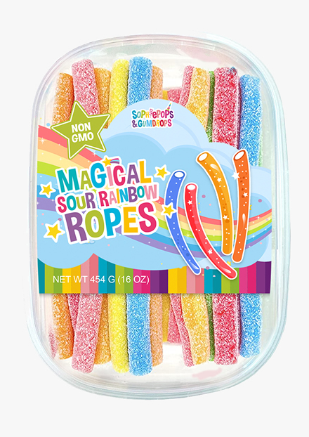 Magical Sour Rainbow Ropes_tonges