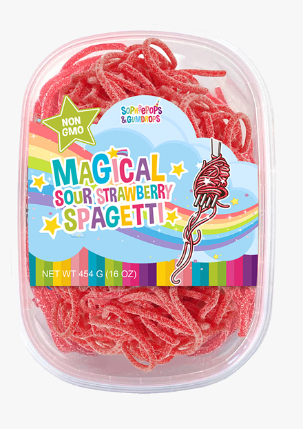 Magical Sour Strawberry Spagetti